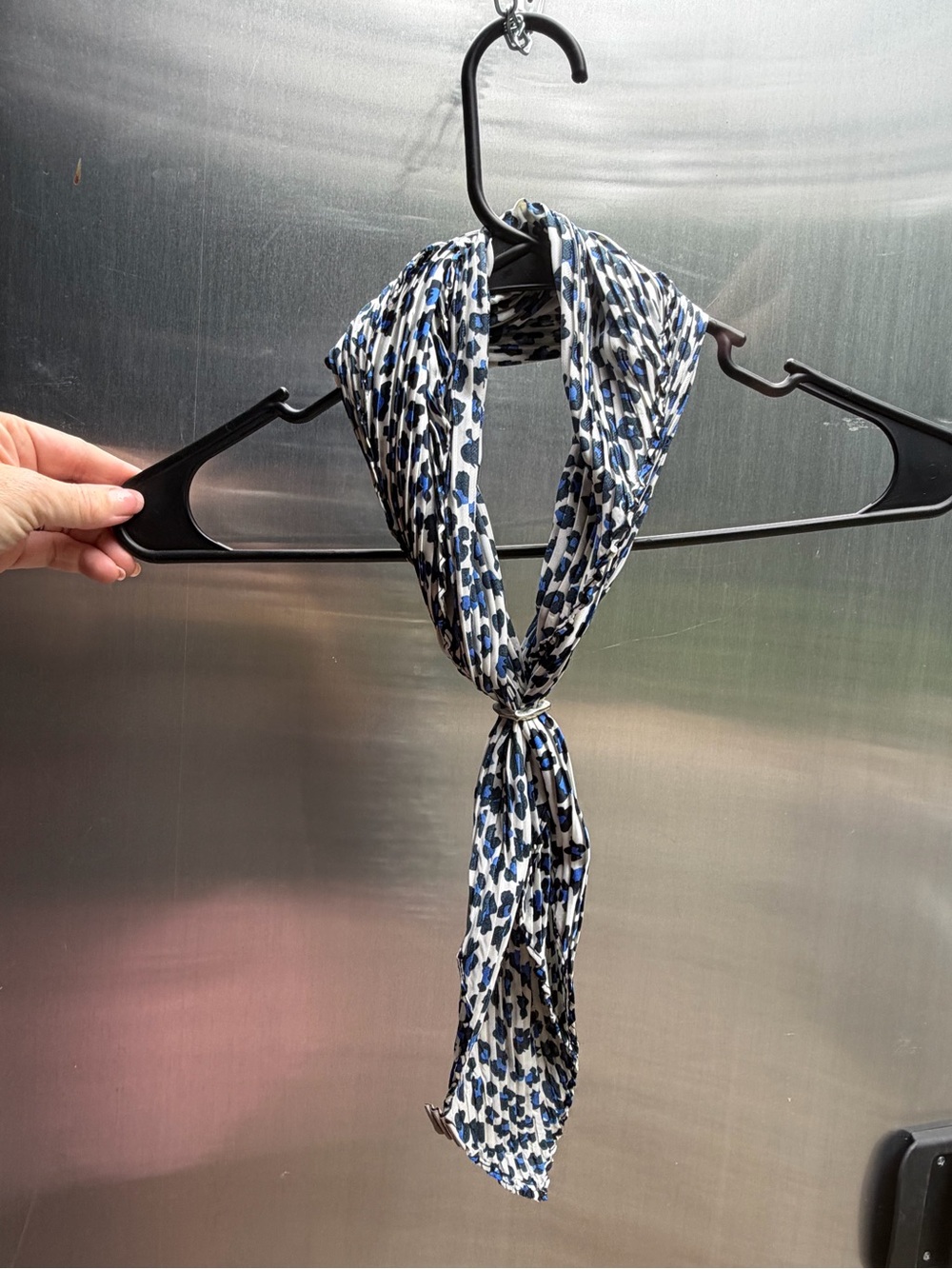 Versatile Blue Leopard Print Scarf - Women Accessories Brand New❤️